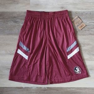 NWT Rivalry Threads Boys Florida State Seminoles Athletic Shorts Size L